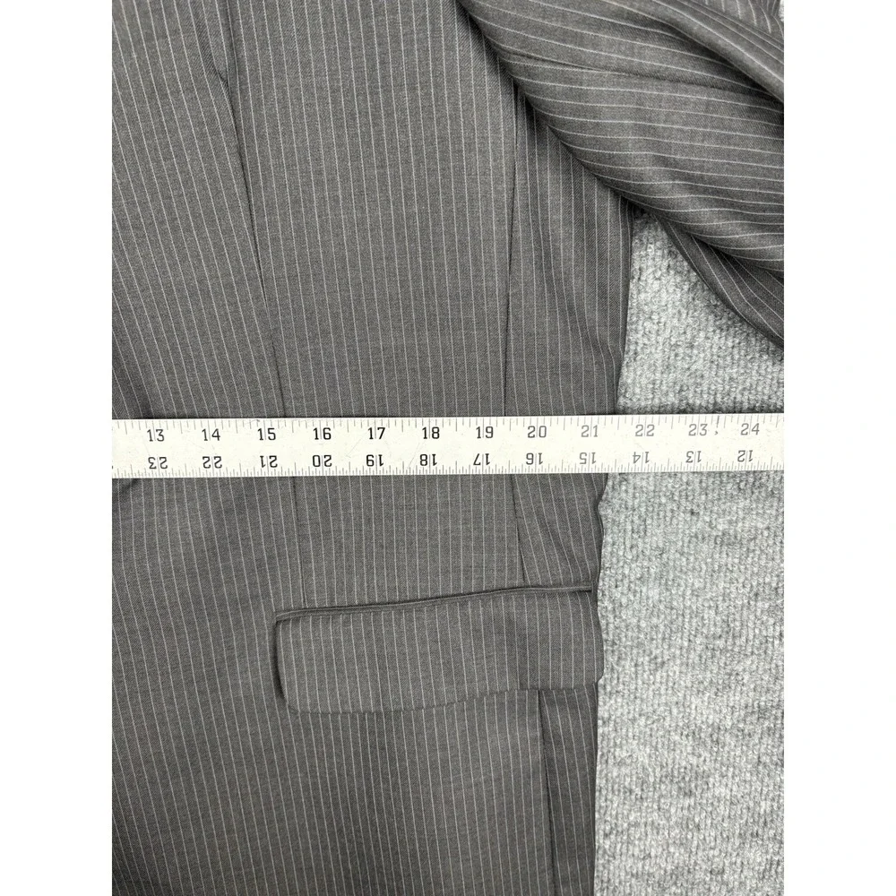 RALPH Ralph Lauren Pinstripe Wool Blazer 44L Navy Blue Men's 3 Button